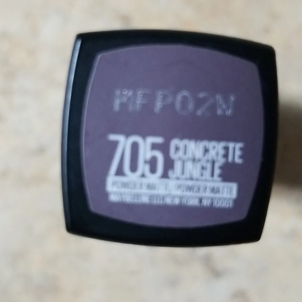 4/25 bundle item. Maybelline Powder Matte Lip in Concrete Jungle
